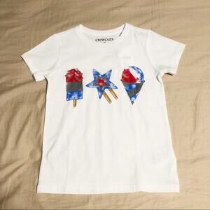 NWT J. Crew Factory American Snacks Graphic Tee Girls Size XS